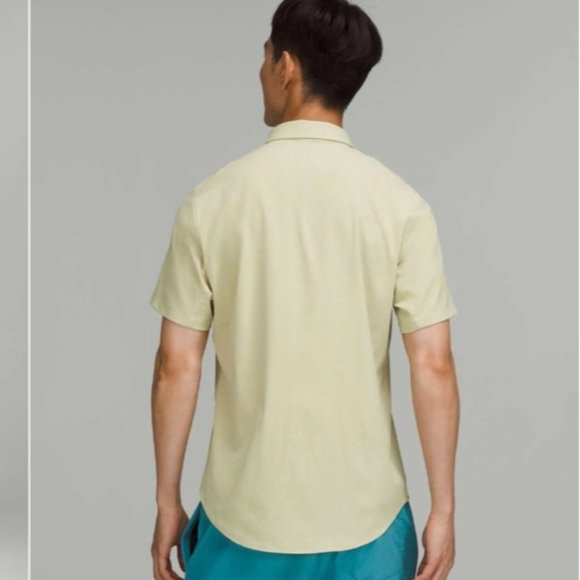 Lululemon Airing Easy Long Sleeve Shirt Heathered Dew Green - Picture 4 of 13